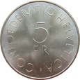 Szwajcaria 5 Franków 1963 Czerwony Krzyż