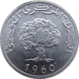 Tunezja 5 Millim 1960
