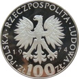 Polska / PRL 100 Złotych 1974 Skłodowska-Curie