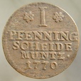 Niemcy 1 Pfenning 1770 Braunschweig - Lüneburg