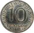 Królestwo Polskie 10 Fenigów 1917 NBO