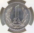 Polska / PRL 1 Złoty 1974 - NGC - MS64