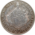 Węgry 20 Krajcarów 1847 B