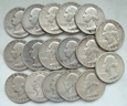 USA Quarter Dollar 1940-1964 - 17 sztuk