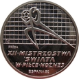 Polska / PRL - 200 Złotych  MŚ Hiszpania 1982 próba