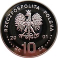 Polska 10 Złotych 2001 Jan III Sobieski półpostać