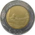 Włochy 500 Lirów 1991