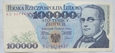 Polska 100 000 Złotych 1990 seria BC