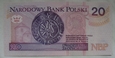 Polska 20 Złotych 1994 seria FX