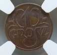 Polska - 1 Grosz 1939 - NGC - MS63 BN