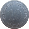 Niemcy 10 Pfennig 1896 G