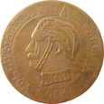 Francja - moneta szydercza 1914 Voleur Bandit z 10 Centimes