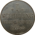 Niemcy 1 Schilling 1855 Hamburg