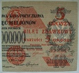 Polska 5 Groszy 1924 prawa połowa