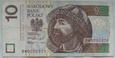 Polska 10 Złotych 2016 seria BW0000321