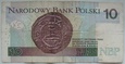 Polska 10 Złotych 2016 seria BW0000321