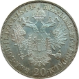 Austria 20 Krajcarów 1844 A