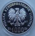Polska 1000 zł XV Olimpiada 1987 próba 