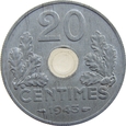 Francja 20 Centimes 1943