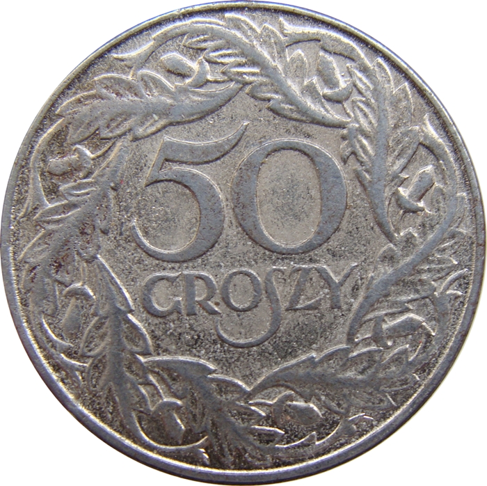 Polska GG 50 Groszy 1938 z.z