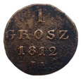 Polska Księstwo Warszawskie - 1 Grosz 1812 I-B