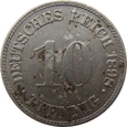 Niemcy 10 Pfennig 1898 G