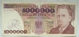 Polska 1 000 000 Złotych 1991 seria E