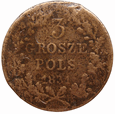 Królestwo Polskie 3 Grosze Polskie 1831