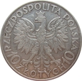 Polska 10 Złotych 1932 Głowa Kobiety