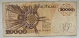 Polska 20 000 Złotych 1989 seria A