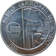 San Marino 1000 Lirów 1986