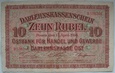 Polska / okupacja niemiecka 10 Rubli 1916 Poznań 