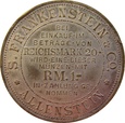 Allenstein - Olsztyn żeton rabatowy na 1 Markę S.Frankenstein & CO