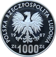 Polska / PRL 1000 złotych XV ZIO 1987 próba