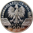 Polska 20 Złotych Borsuk 2011