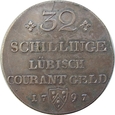 Niemcy 32 Szylingi 1797 Lubeka