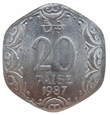 Indie 20 Paise 1987