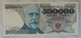 Polska 500 000 Złotych 1990 seria F