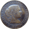 Hiszpania 2 1/2 Centimos 1867 - 7OM
