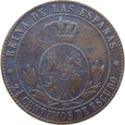 Hiszpania 2 1/2 Centimos 1867 - 7OM