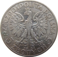 Polska 5 Złotych 1934 Głowa Kobiety