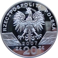 Polska 20 Złotych Foka 2007