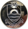 Kiribati 20 Dolarów 1992 Barcelona