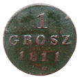 Księstwo Warszawskie 1 Grosz 1811 I-S