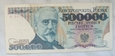 Polska 500 000 Złotych 1990 seria B