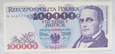 Polska 100 000 Złotych 1993 seria N - UNC