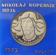 Polska 100 złotych Kopernik 1973 próba