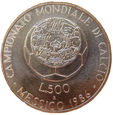 Włochy 500 Lirów 1986