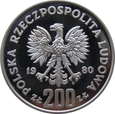 Polska / PRL - 200 Złotych  Lake Placid 1980 - znicz