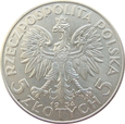 Polska 5 złotych 1934 Głowa Kobiety